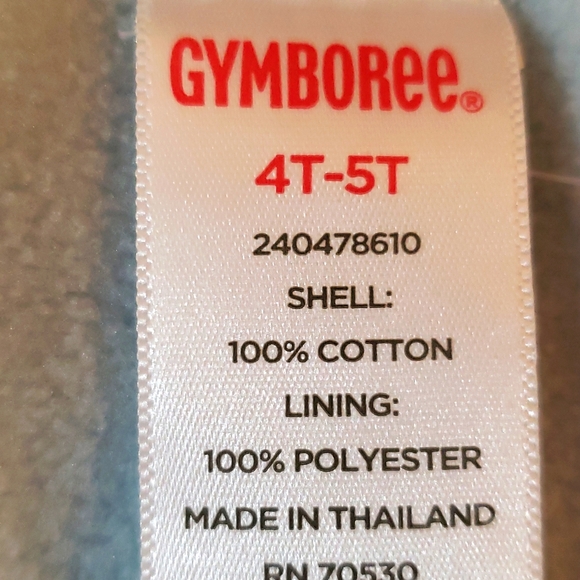 NWT Girls Gymboree knit vest fleece lined 4T - 5T - Picture 4 of 4